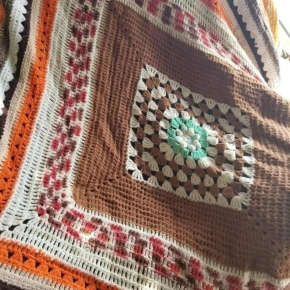 Bedding Handmade Crocheted Blanket Big And Beautiful Poshmark